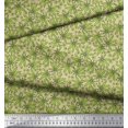 thumbnail image 3 of Soimoi Rayon Fabric Chestnut Leaves Decor Fabric Printed Yard 56 Inch Wide, 3 of 3