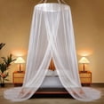 thumbnail image 4 of Mosquitera para cama con dosel para niñas, desde el techo, cúpula, mosquitera, tienda de campaña, dosel para niñas, decoración de cama para cuna de bebé, cama para niños y camas para adultos, 4 of 5