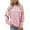 Pink, variant on Coffee Book Sweatshirts for Women Long Sleeve Crewneck Letter Graphic Sweatshirt for Reading Enthusiasts Pullover Tops