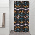 thumbnail image 2 of Boho Multicolor Geometric Ethnic Pattern Shower Curtain 36"x72" ,Bathroom Decorative Shower Curtains Set with 12 Hooks,Modern Waterproof Washable Shower Curtain, 2 of 6