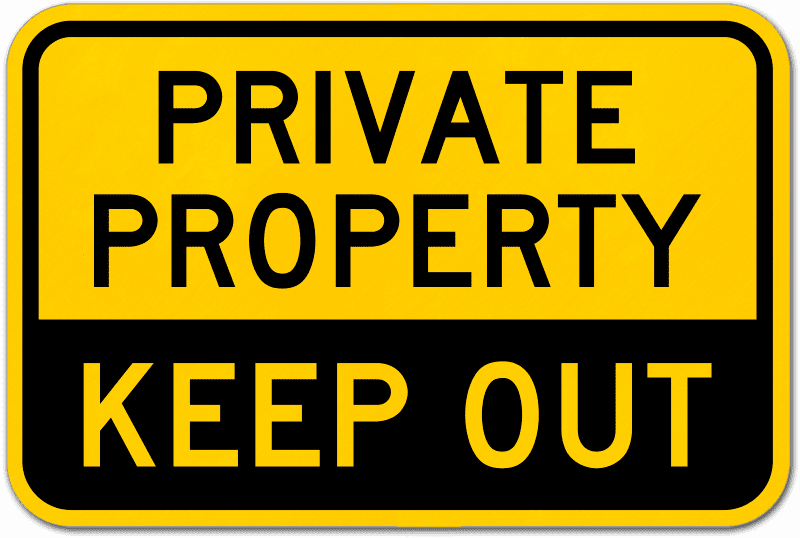 Danger Keep Out 27x18 5-Pack CGSignLab Nautical Wave Window Cling