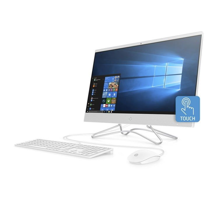 HP ノートPC ホワイト Intel搭載 HP 24-F0060 Snow White Touch All in One PC, Intel Core i5