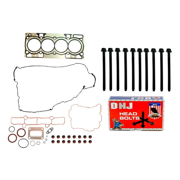 DNJ HGB4312 Cylinder Head Gasket set with Head Bolt Kit Fits Cars & Trucks 14-20 Ford 1.5L L4 16V DOHC