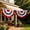 2PC, variant on Vintage American Flag Patriotic Flag & Independence Day Decor 4 x 2.3 Ft Rustic Rag Ribbon Flag Banner 4th of July Decorations for Outside Yard Porch