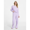 thumbnail image 2 of No Boundaries Cozy Sleep Pants, 30.5'' Inseam, Women’s, 2 of 5