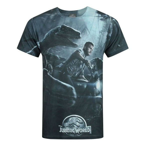 Jurassic World T-Shirt de Sublimation pour Hommes