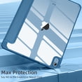 thumbnail image 6 of Getino Compatible with Apple iPad 10th/11th Generation A16 Case 11 inch Clear Back Cover with Pencil Holder, Blue, 6 of 7