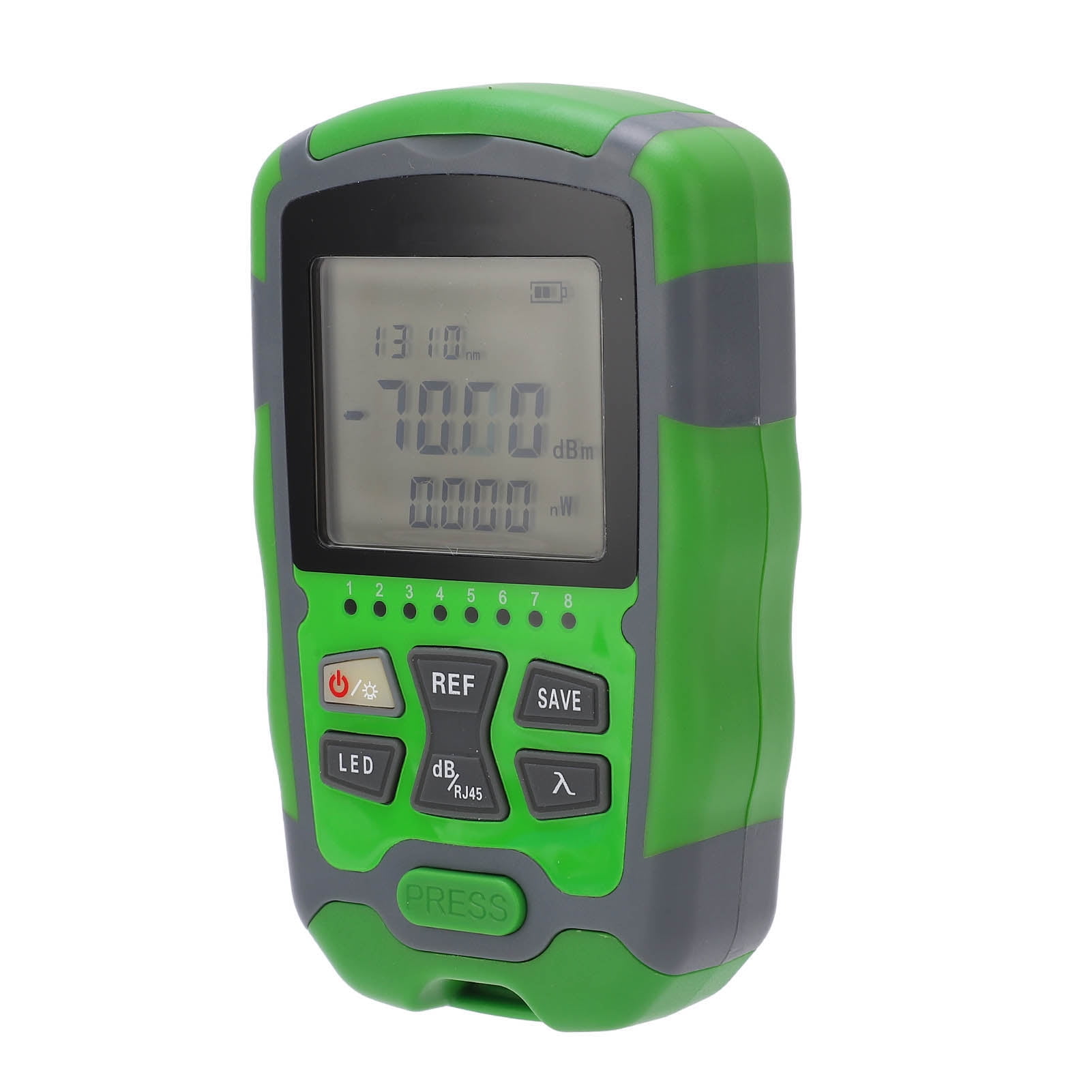 Optical Fiber Power Meter, Calibration Function Optic Cable Tester Long