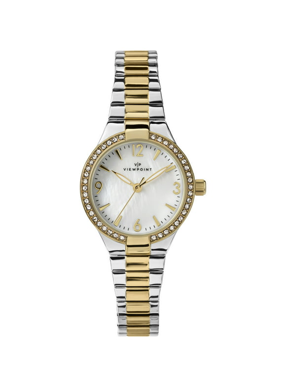Viewpoint by Timex Women's 33mm Watch  Two-Tone Expansion Band