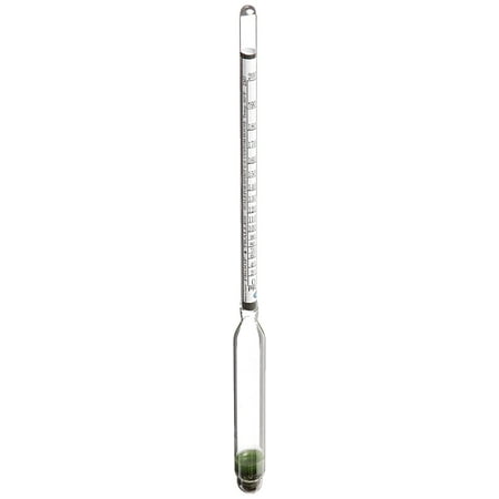 Proof and Tralle or % Alcohol Hydrometer Alcoholmeter Spiritometer for Moonshine Still, Spirits, Distilled By