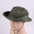 thumbnail image 5 of Men's Bucket Hat Outdoor Sun Hat Breathable Mesh Fishing Hat Wide Brim Foldable Hiking Hat Adjustable Drawstring Boonie Hat for Travel Camping Trekking Fishing and Daily Outdoor Activities, 5 of 6