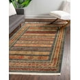 thumbnail image 3 of Rugs.com Kashkuli Gabbeh Collection Rug – 10' x 14' Blue Medium Rug Perfect For Living Rooms, Large Dining Rooms, Open Floorplans, 3 of 9