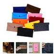 thumbnail image 5 of KAKOWELY 10Pcs Felt Pockets Snap Button Envelopes Phone Storage Envelops Small Pockets Felt Storage Bag,7.48"X4.13"X0.39", 5 of 5