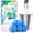Blue, variant on YUSS Small 3 Gallon Trash Bags with Drawstring, 100 Count - Extra Strong Bathroom Garbage Bags, Leak-Proof & Durable for Home,Kitchen,Office,White