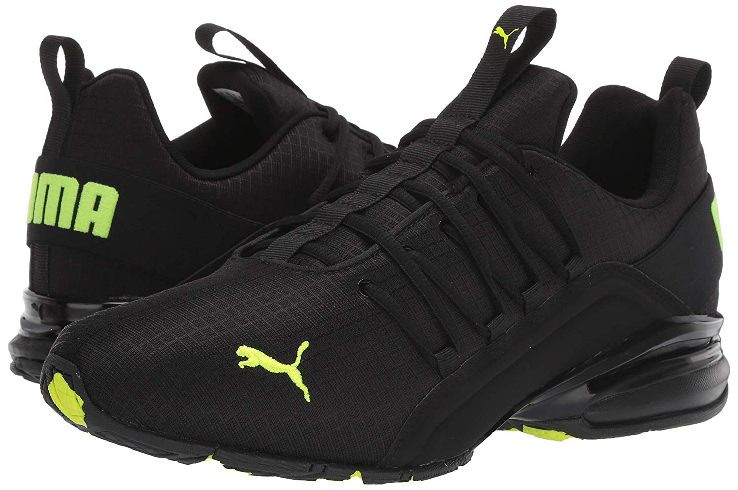 puma axelion black yellow