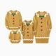 thumbnail image 1 of Suéter de punto navideño para toda la familia con adorno de lentejuelas y hombrecito de jengibre, 1 of 5