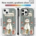 thumbnail image 3 of A bunch of houses and snowmen Phone case for iPhone 17 to 11 Pro Max Plus, 3 of 6