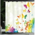 thumbnail image 4 of Ambesonne Nature Shower Curtain, Butterfly Festival Art, 69"Wx75"L, Multicolor, 4 of 5