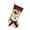 C-471, variant on AuroraX Plaid Burlap Christmas Stockings with 3d Santa Snowman and Reindeer Large Embroidered Xmas Hanging Stocking Plush 18" Candy Bag for Hanging Decoration Gifts for Fireplace