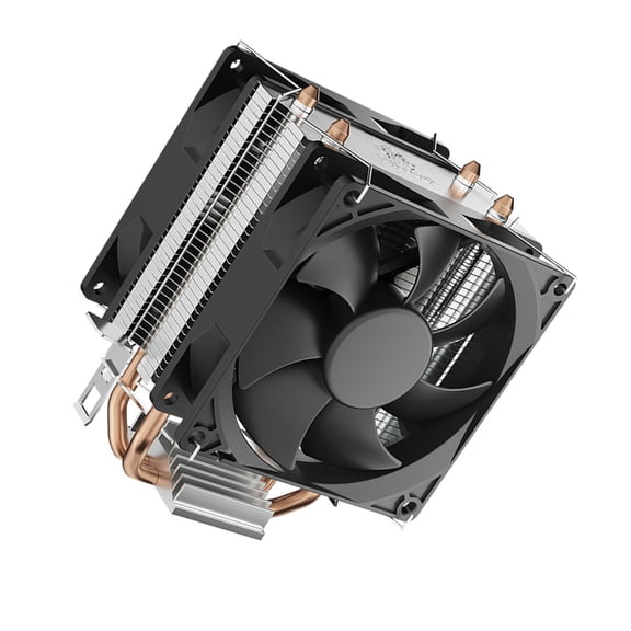 CPU Cooling fan 2 Heat Pipes PC Radiator 12V 4PIN Quiet Cooling Fan for LGA 775 1700 1851 115X 1200 CPU Cooling Fan