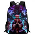 thumbnail image 1 of Jujutsu Kaisen-mochilas escolares para niños y niñas, mochilas duraderas de gran capacidad para acampar, regalo de cumpleaños para estudiantes, 1 of 4