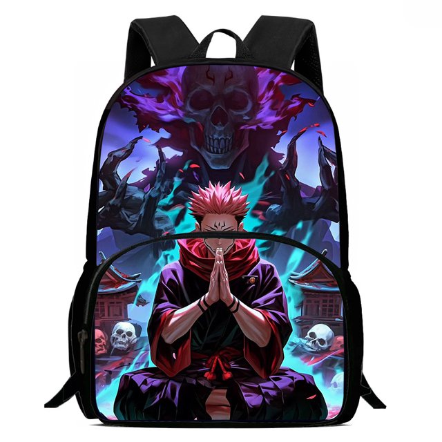 Jujutsu Kaisen-mochilas escolares para niños y niñas, mochilas duraderas de gran capacidad para acampar, regalo de cumpleaños para estudiantes