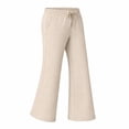 thumbnail image 2 of Pantalón Deportivo Wilson para Mujer Wide Brush Color Arena Talla CH, 2 of 4