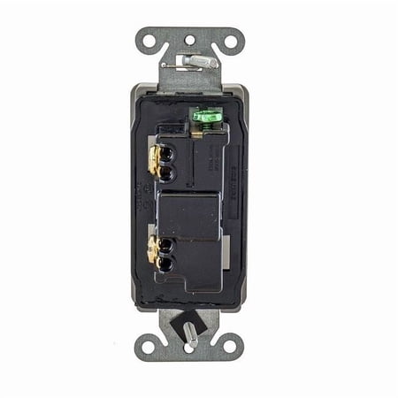 Hubbell Wiring Device-Kellems Wall Switch Gray 20A;Back;Side SnglPole DS120GY
