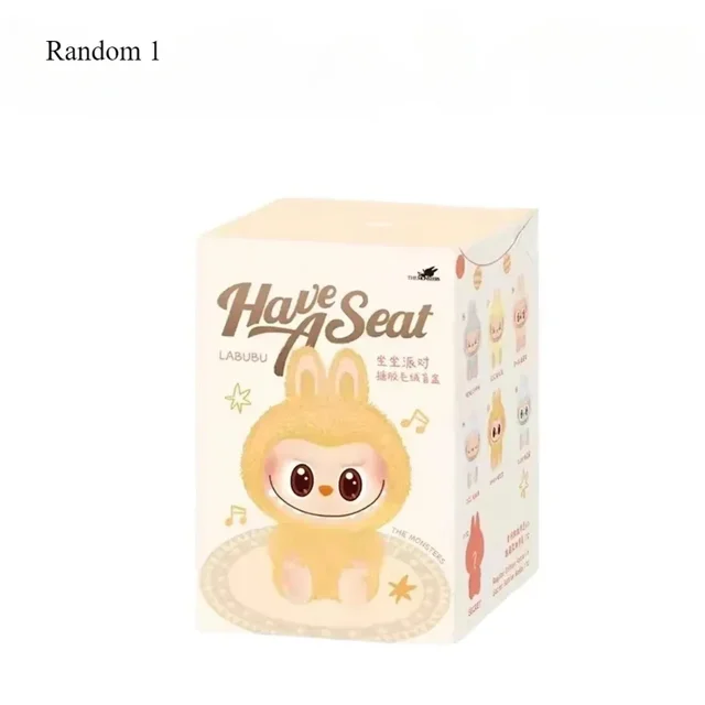 Muñeca Kawaii Labubu de Alta Calidad 1:1, Serie Caja Sorpresa PVC, Colgante Macaron Labubu, Llavero de Monstruo, Regalo para Cumpleaños y Navidad