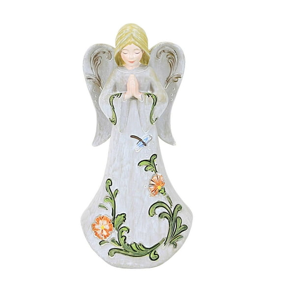Roman Resin Angel Figurine, 7.5-inch Height, Tabletop Decoration (Praying)