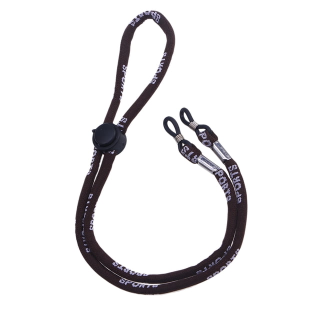 HONITANO 4Pcs Brown Adjustable Sports Glasses Rope Strong Secure Strap for Movement Eyewear