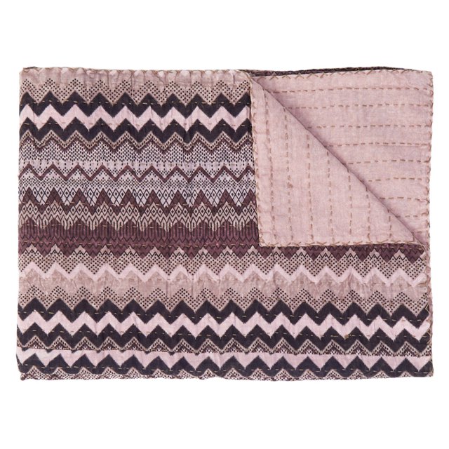 Taj Hotel Kantha Cotton Throw | 50"x70" | A