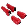 thumbnail image 3 of 4Pcs Horse Tendon Boots Set Soft Breathable Anti Slip Adjustable PU Shell Tendon Guard Boots for HorsesSet of Red M, 3 of 9