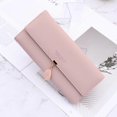 thumbnail image 2 of Wallet Women, PU Leather Leaf Women for Wallet Large Capacity Pendant Card Holder Phone CheckbookWomen Wallets Coins Zipper Pocket with ID Window,Old, 2 of 4