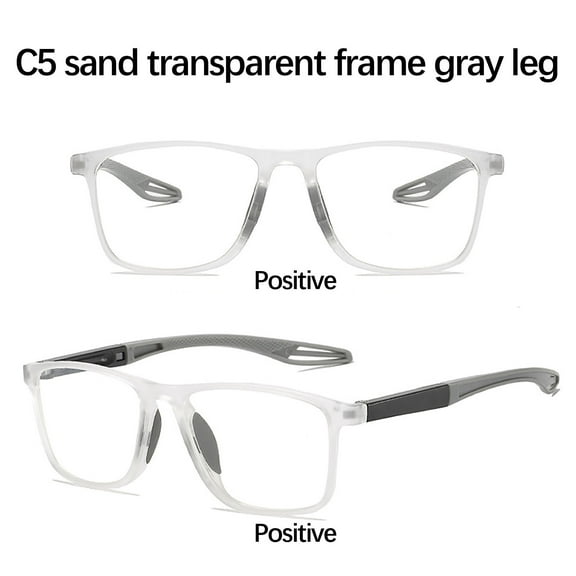 Sport Photochromic Bifocal Presbyopia Glasses | Multi-Focus HD Reading Glasses for Men | Blue Light Blocking | Lightweight Flexible Frame | Includes Case & Cloth