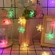 thumbnail image 5 of Luces navideñas, cadena de luces con forma de copo de nieve a batería de 20 pies y 40 LED para jardín y dormitorio, 5 of 5