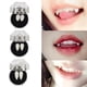 thumbnail image 1 of 3 pares de dentaduras postizas de vampiro, disfraz de Halloween, accesorios para disfraces, 1 of 8