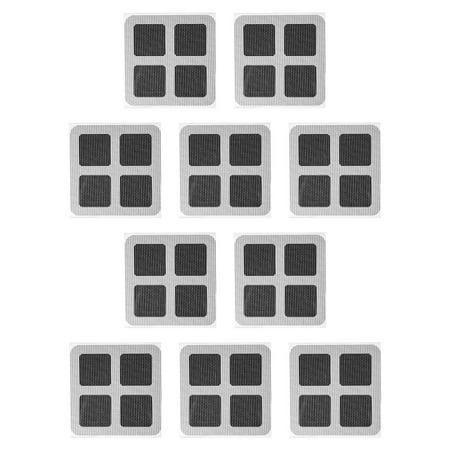 

Joyfeel 10/20/25/50/100Pcs Disposable Hair Drain Stickers Floor Drain Mesh Stickers Easy Removal Smooth Water Flow Hair Catcher Shower Drain Cover Adhesive Fine Grid Filter for Sinks Bathtubs