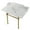 Marble White / Brushed Brass, variant on Kingston Brass LMS3630MBSQ6 Pemberton 36" Carrara Marble Console Sink with Brass Legs (8-Inch, 3-Hole), Carrara Marble White/Polished Nickel