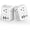 Type G-White, variant on 2 Pack European Travel Plug Adapter, PETGLE European Plug Adapter with 4 AC Outlets 4 USB Charging Ports (2 USB C), Foldable Power Plug Adapter Travel Essentials to Italy Spain France Europe