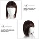 thumbnail image 3 of OFFIGAM Hair Topper Marrón Para Corto Con Natural Y Cómodo, 3 of 6