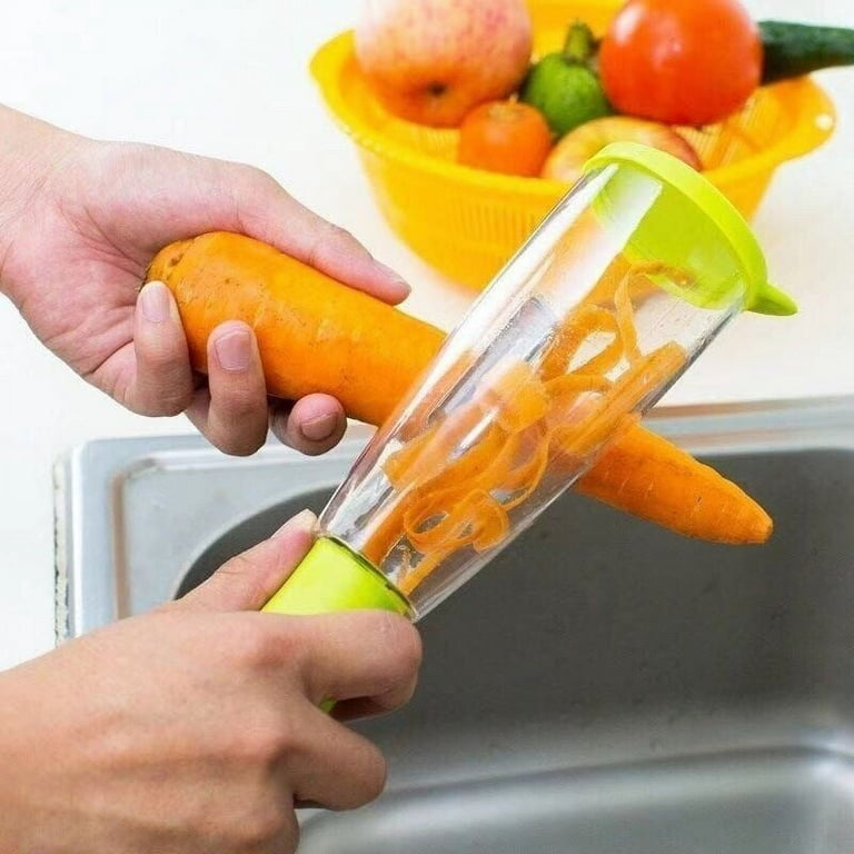 Stainless Steel Multi-functional Storage Peeler With Container Fruit Vegetable  Peeler Carrot Grater Paring knife Kitchen Tool