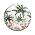 thumbnail image 2 of Bingfone Flamingo Palm Trees Spare Tire Cover Weatherproof Universal Wheel Protectors For Rv Camper Travel Trailer Suv Truck 16 Inch, 2 of 9