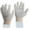 SHOWA 370WL-08 Atlas Nitrile Palm Coating Glove, White, Large (Pack of 12 Pairs)