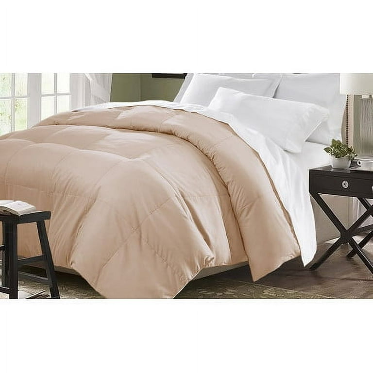 Royal Luxe Microfiber Hypoallergenic Polyester Fiberfill Comforter, hotsell King, Khaki