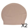 thumbnail image 1 of 2 Gorras De Cabeza Rapada, Disfraz De Cabeza Calva Falsa Para Disfraces De Halloween, Hombres Y Mujeres, Color Café, 1 of 8