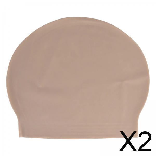 2 Gorras De Cabeza Rapada, Disfraz De Cabeza Calva Falsa Para Disfraces De Halloween, Hombres Y Mujeres, Color Café