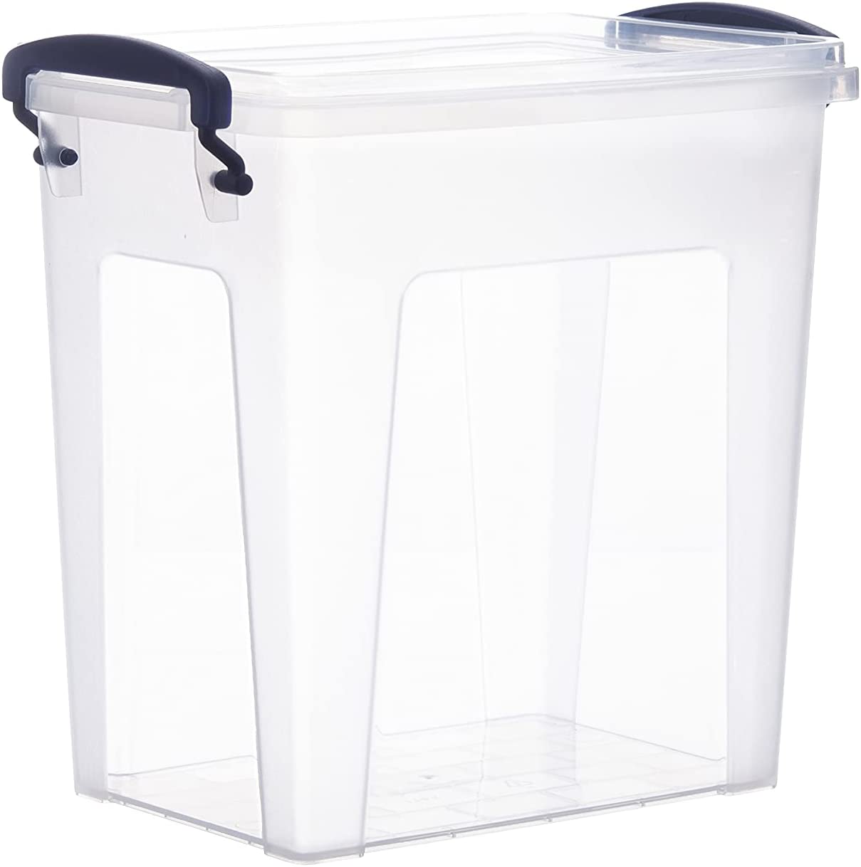 Superio Brand 0.93 Gallon Deep Plastic Storage Bins with Lid, Clear - image 5 of 6