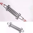 thumbnail image 2 of 4 Pieces Sailing Shade Fixings Tent Heavy Duty Rope Spring Trampoline Springs for Camping, Silver, 11.5*3.8cm, 2 of 4