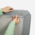 thumbnail image 3 of Chicco LullaGo Anywhere Bassinet Sheet Fits LullaGo Anywhere Bassinets, Deep Pockets, Secure Fit - Ivory (Ivory), New, 3 of 5
